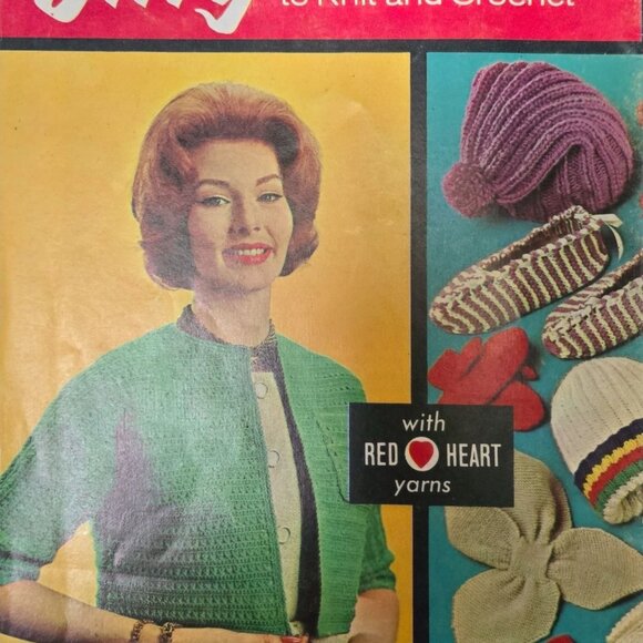 Coats And Clark Jiffy's Book No.126 Accessories To Knit And Crochet - Picture 4 of 4